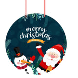 Load image into Gallery viewer, Webelkart®️ Premium Merry Christmas Santa Clues and Family Printed Wall Hanging/Door Hanging for Home and Christmas Decorations Items ( 10 Inches)