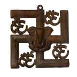 Load image into Gallery viewer, JaipurCrafts Webelkart Cast Iron Wall Hanging Showpiece (22.86 x 2.54 x 22.86, Multicolour, Religious)