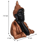 गैलरी व्यूवर में इमेज लोड करें, Webelkart Premium Thinking Gautam Buddha Polyresin Showpiece (7.5 x 6 x 4 Inches, Multi)