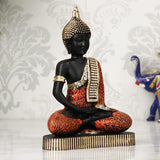 गैलरी व्यूवर में इमेज लोड करें, Webelkart Premium Meditating Sitting Gautam Buddha Idol Statue Showpiece for Home/Office Decor (9 Inches, Plastic)