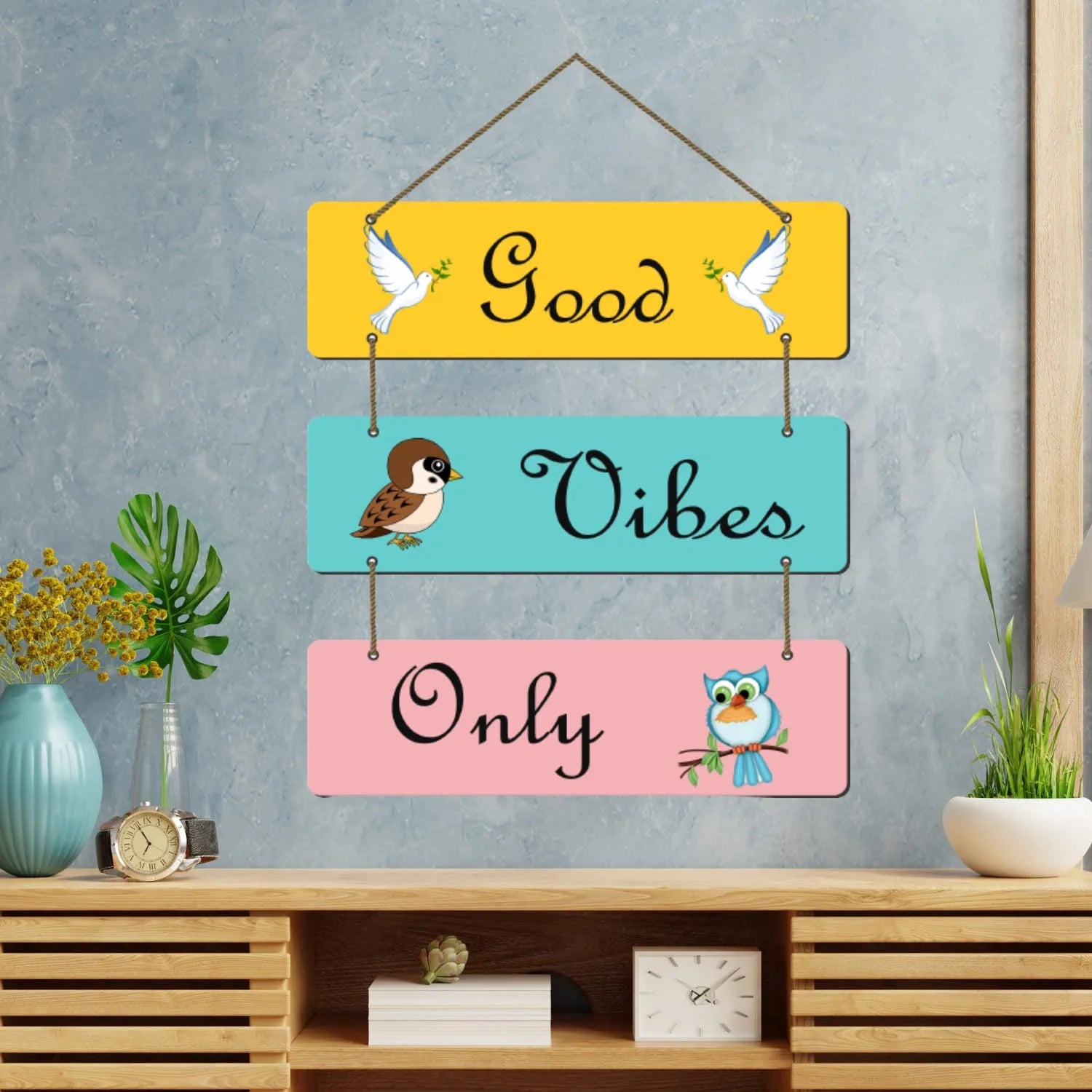 Webelkart®️ Decorative Welcome To Our Home Wall Hanging Wooden ...