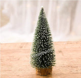 गैलरी व्यूवर में इमेज लोड करें, Webelkart Premium Artificial Mini Christmas Tree Table Decor Tree with Wooden Base Christmas Decoration (Set of 1)