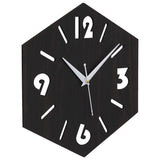 Load image into Gallery viewer, Webelkart Premium Round Abstract Wood Wall Clock for Home and Office Decor| (12 Inch x 12 Inch, Black)