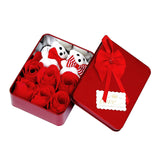 Load image into Gallery viewer, Webelkart® Premium Valentine Red Heart Shape Box with 6 Red Roses, 2 Teddy- Valentine Gift for Girlfriend/Boyfriend/Wife/Husband