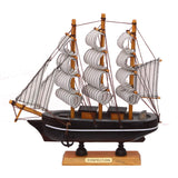 गैलरी व्यूवर में इमेज लोड करें, JaipurCrafts Wood, Paper Antique Lucky Decorative Sailing Ship Showpiece, 24 CM, Multicolour, 1 Piece