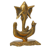 गैलरी व्यूवर में इमेज लोड करें, Webelkart Premium Metal Gold Finish Invisible Ganesha Idol Statue for Home and Office Decor| Ganesha Murti for Home (6.5 Inches)