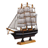 Load image into Gallery viewer, JaipurCrafts Wood, Paper Antique Lucky Decorative Sailing Ship Showpiece, 24 CM, Multicolour, 1 Piece