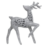 Load image into Gallery viewer, Webelkart®️ Premium Glittered White Tabletop/Desktop Christmas Reindeer Figurines for Christmas Decorations and Gifts (7.5 Inches)