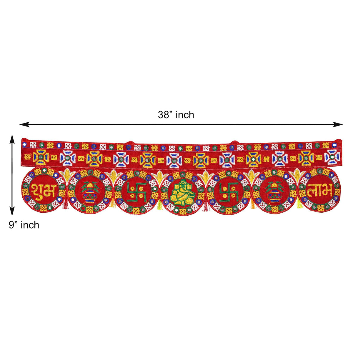 Webelkart Premium Subh Labh Traditional Art Handmade Door Bandarwal ...