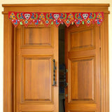 Load image into Gallery viewer, Webelkart Premium Subh Labh Traditional Art Handmade Door Bandarwal toran for Home Main Door/Entrance Door/Home Temple and Diwali Decorations ( Red, Pack of 1)
