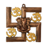 Load image into Gallery viewer, JaipurCrafts Webelkart Cast Iron Wall Hanging Showpiece (22.86 x 2.54 x 22.86, Multicolour, Religious)