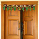 गैलरी व्यूवर में इमेज लोड करें, Webelkart Premium Welcome Traditional Art Handmade Door Bandarwal toran for Home Main Door/Entrance Door/Home Temple and Diwali Decorations