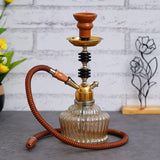 Load image into Gallery viewer, JaipurCrafts Premium Designer Red Gold QT Russian Style Hookah Set ( 13 Inches)