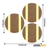 Load image into Gallery viewer, Webelkart Set of 3 Retro MDF Board UV Textured Painting for Wall, Office, Study Room Decoration Paintings , Size - 15.50 x 15.50 INCH (Design 3)