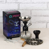 Load image into Gallery viewer, JaipurCrafts Premium 12 Inch Glass, Iron Hookah (12 Inch-Crystal)