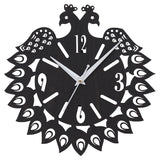 गैलरी व्यूवर में इमेज लोड करें, Webelkart Premium Peacock Designer Wooden Wall Clock for Home and Office Decor
