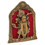 Load image into Gallery viewer, Webelkart Premium Metal Lord Tirupati Balaji Idol Statue Wall Hanging for Home and Office Decor| tirupati Balaji murti for Home Decor (6 x 8.5 Inches, Gold