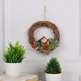 Load image into Gallery viewer, Webelkart® Premium Holy Wreath Santa Claus Christmas Wall Hanging and Decoration Items|Christmas Gift Items