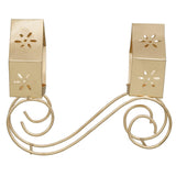 गैलरी व्यूवर में इमेज लोड करें, Webelkart®️ Premium Bullock Cart/Trolley Shape Tealight Candle Holder for Home and Office Decor with Free Tealight Candle for Decorations - 7.5 Inches ( Gold, Iron)