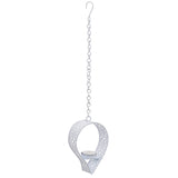 Load image into Gallery viewer, Webelkart®️ Premium Leaf Shape Iron Tealight Candle Holder for Home and Office Decor| Candle Holder for Diwali and Christmas Decorations (6 inches, White)