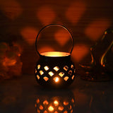 Load image into Gallery viewer, Webelkart®️ Premium Handcrafted Wall Hanging Decorative Tealight Candle Holder, Lantern, Lamp, Hanging Light Holder for Home Decor, Table/Office/Indoor/Outdoor