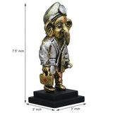 गैलरी व्यूवर में इमेज लोड करें, Webelkart®️ Premium Resin Dr. Ganesha Idol Statue for Home and Office Decorations, Ganesha Idol for Table and Car Dashboard Decor ( 7.5 Inches, Multi) |Ganesha with Doctor Kit and Dress up