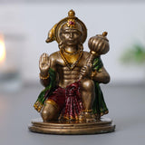 Load image into Gallery viewer, Webelkart JaipurCrafts Premium Bronze Lord Hanuman Idol Statue for Home and Office Decor | Hanuman Ji Bajrang Bali Ki Murti for Home and Office Temple ( 3 x 2.5 x 3.5 in, Bronze)