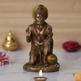 Load image into Gallery viewer, Webelkart Premium Lord Hanuman Ji Idol Statue for Home and Office Decor | Hanuman Ji Bajrang Bali Ki Murti for Home and Office Temple/Car Dashboard ( 7 x 4 x 4 in, Bronze)