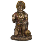 Load image into Gallery viewer, Webelkart Premium Lord Hanuman Ji Idol Statue for Home and Office Decor | Hanuman Ji Bajrang Bali Ki Murti for Home and Office Temple/Car Dashboard ( 7 x 4 x 4 in, Bronze)