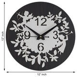 गैलरी व्यूवर में इमेज लोड करें, Webelkart Premium Designer Queen Wooden Wall Clock for Home and Office Decor| Wall Clock for Bedroom,Living Room| (12 Inches, Ivory)
