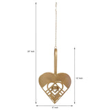 Load image into Gallery viewer, Webelkart Premium Heart Shape Hanging tealight Candle Holder for Home and Diwali Decorations| Diwali Candle Holder| Diwali Decor Items ( Iron, 13 Inches)