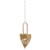 Load image into Gallery viewer, Webelkart Premium Heart Shape Hanging tealight Candle Holder for Home and Diwali Decorations| Diwali Candle Holder| Diwali Decor Items ( Iron, 13 Inches)